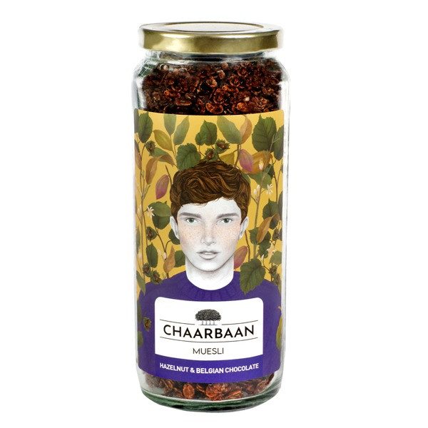 موسلی گرانولا فندق و شکلات بلژیکی چاربان - 380 گرم