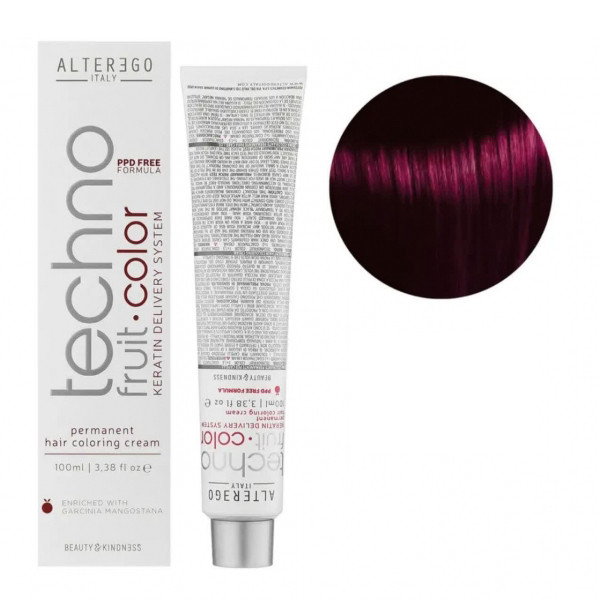 خرید و قیمت رنگ مو آلترگو مدل TECHNO شماره 5.26 حجم 100 میلی لیتر رنگ شرابی قرمز متوسط