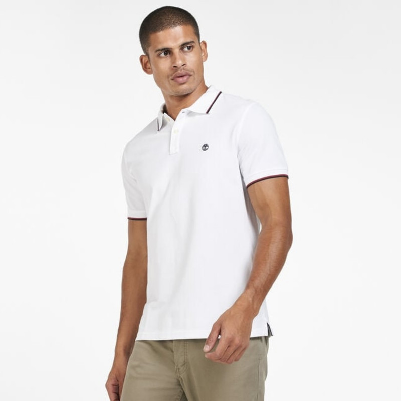 پولوشرت آستین کوتاه مردانه تیمبرلند مدل Millers River Pique