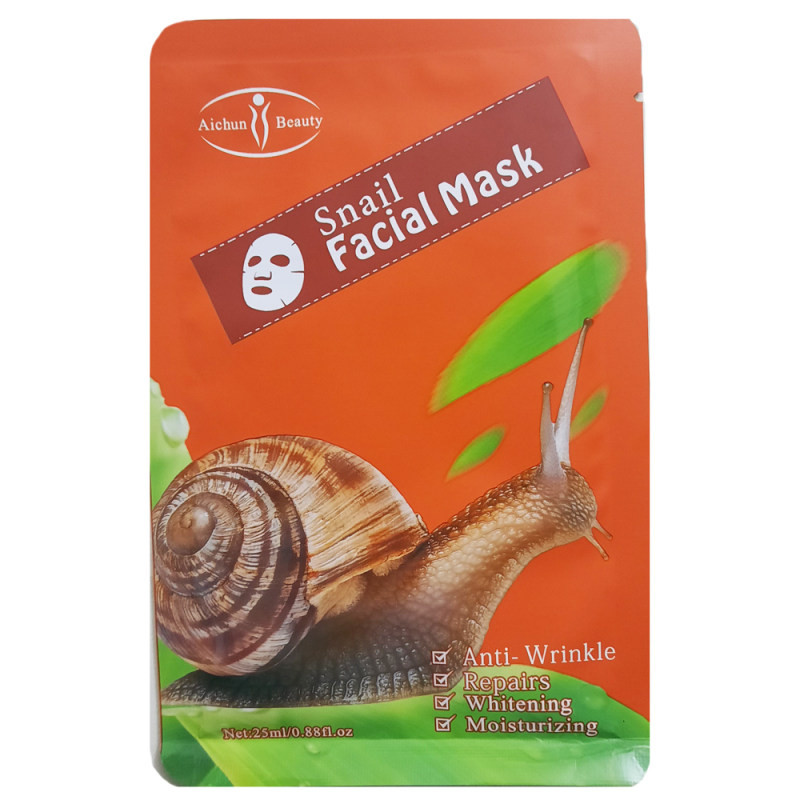 ماسک صورت ایچون بیوتی مدل حلزون حجم 25 میلی لیتر بسته 10 عددی