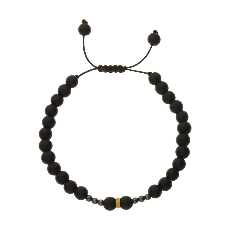 دستبند طلا 18 عیار مردانه میو گلد مدل BRS541