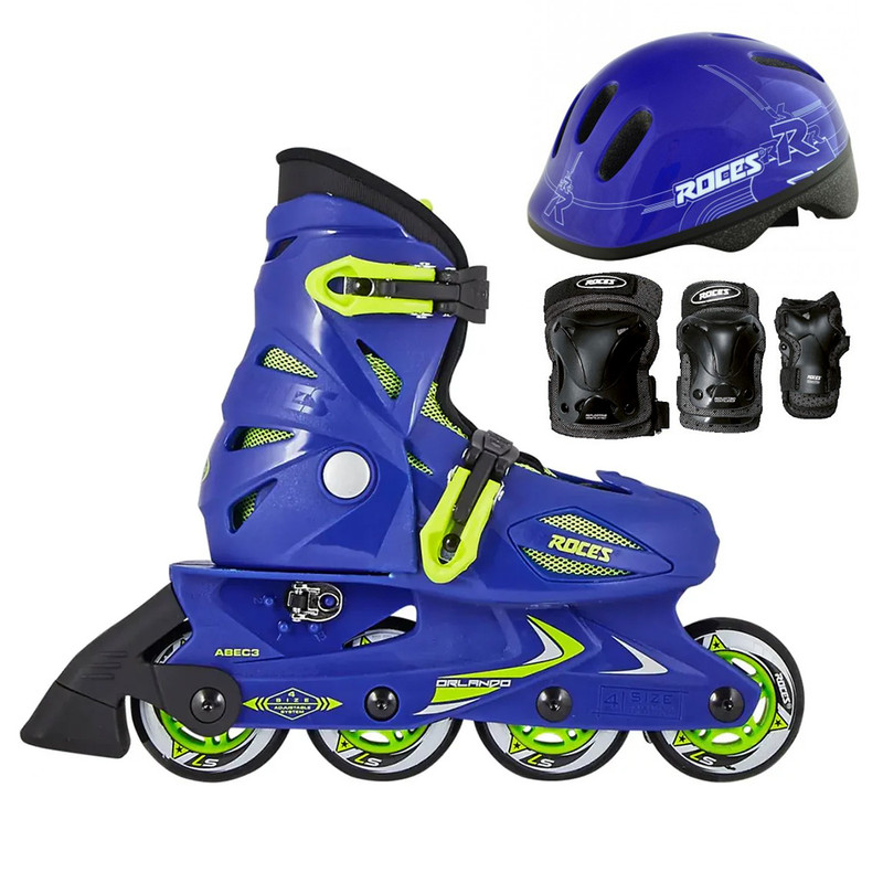اسکیت کفشی روسز مدل اورلاندو به همراه کلاه و لوازم ایمنی