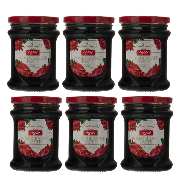 رب انار سمیه - 285 گرم بسته 6 عددی