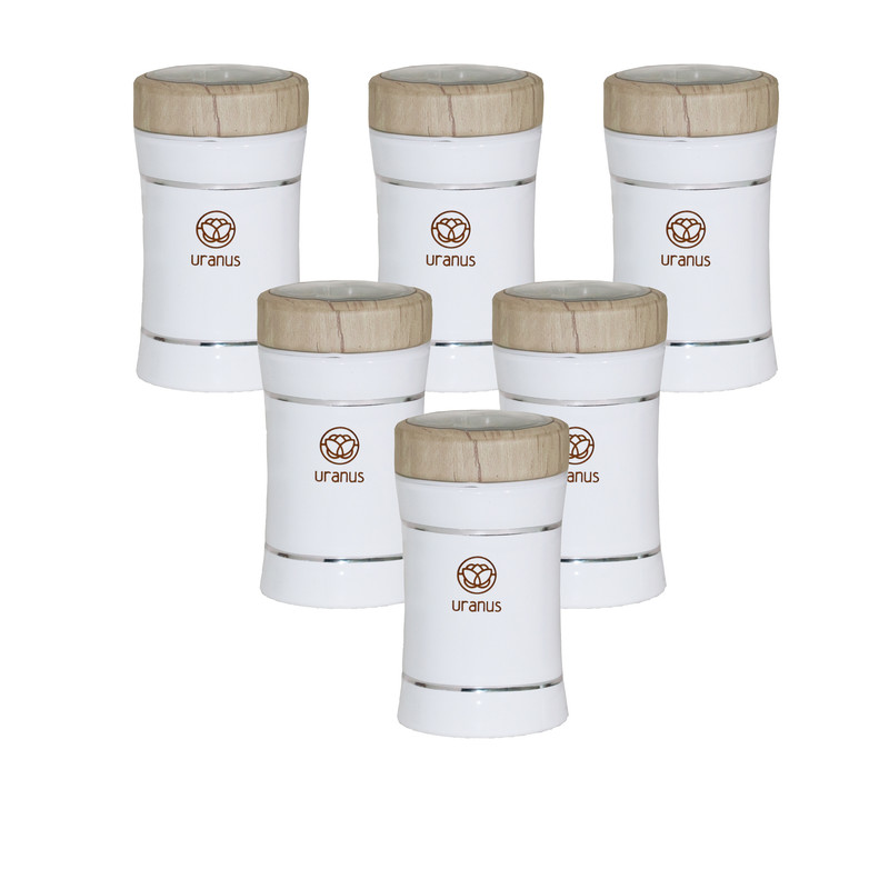 ست جا ادویه 6 پارچه اورانوس مدل بهار نارنج