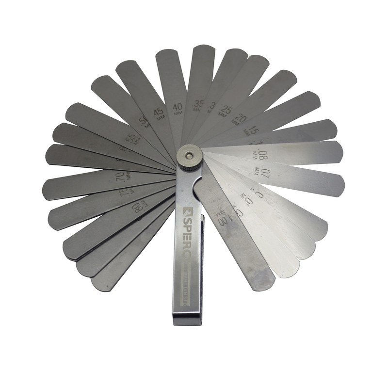 خرید و قیمت آچار فیلر اسپرو مدل YP-25BLADES مجموعه 25 عددی