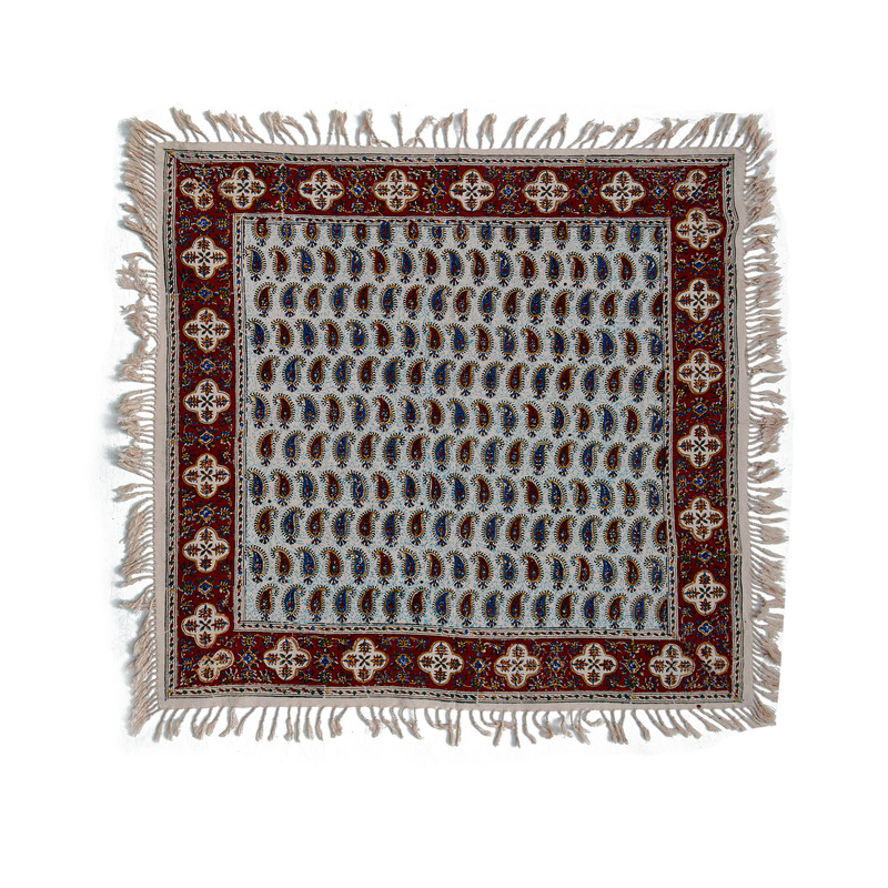 رومیزی قلمكار ممتاز اصفهان طرح بته جقه مدل G203