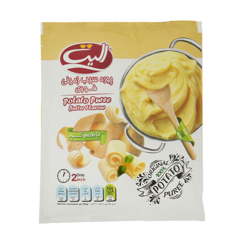 پوره سیب زمینی الیت با طعم کره - 50 گرم