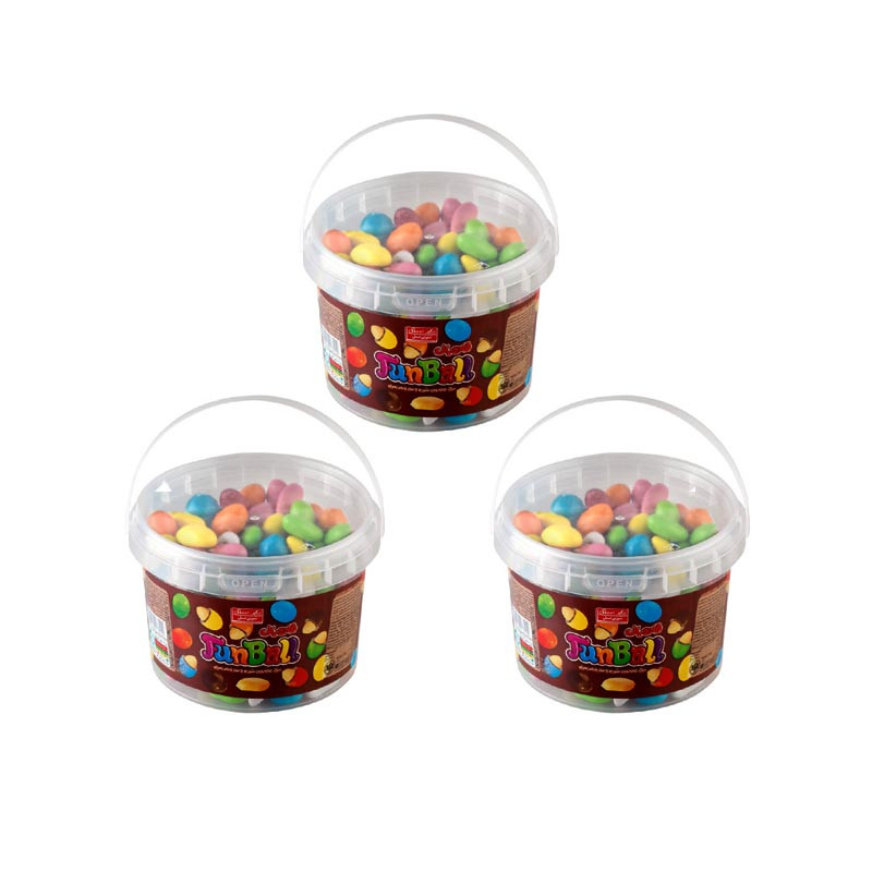 اسمارتیز با مغز بادام زمینی فان بال شیرین عسل - 300 گرم بسته 3 عددی