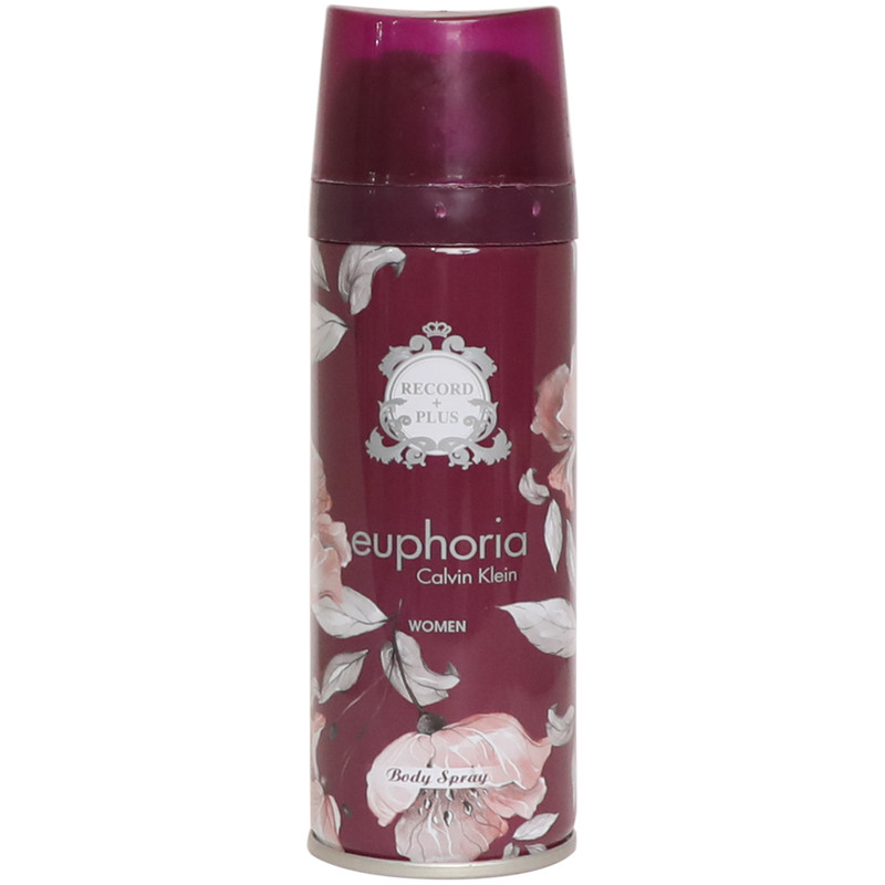 اسپری خوشبو کننده بدن زنانه رکورد مدل Euphoria W حجم 200 میلی لیتر