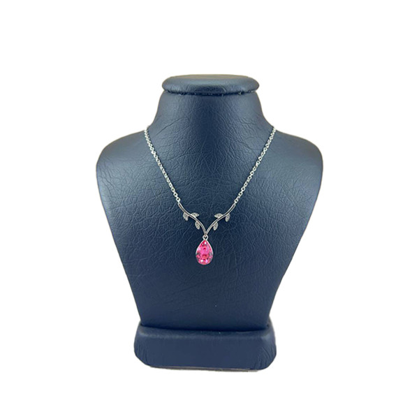 گردنبند نقره زنانه سواروسکی مدل خوشه و اشک کد 6501556