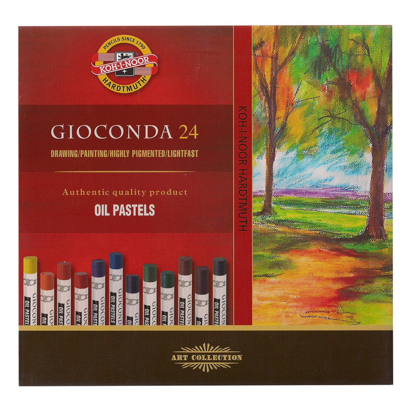 پاستل روغنی 24 رنگ کوه نور مدل 8354