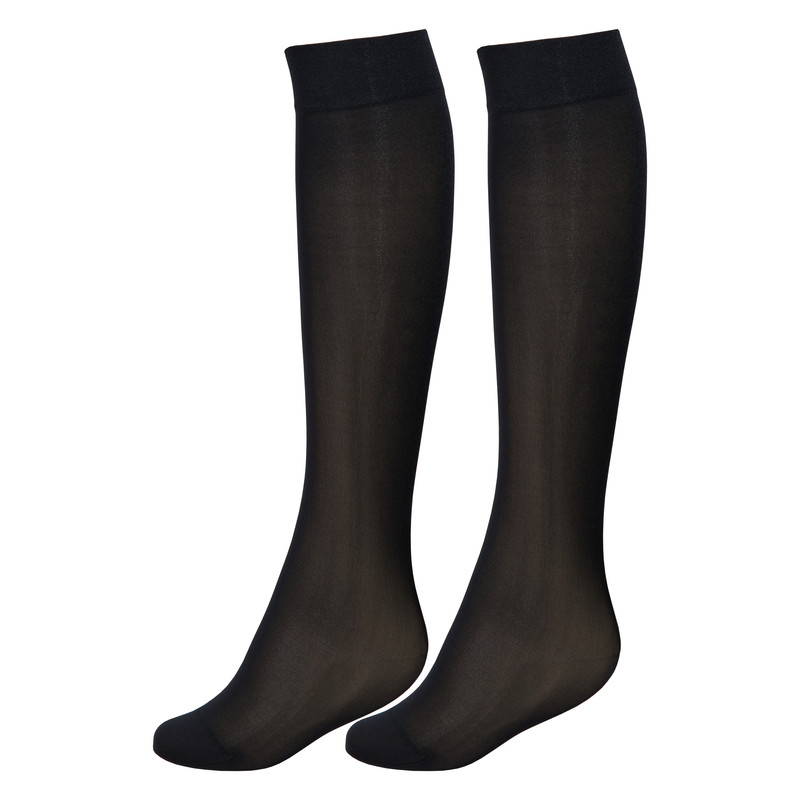 جوراب ساق بلند زنانه پریزن مدل سه ربع DEN-40 رنگ مشکی