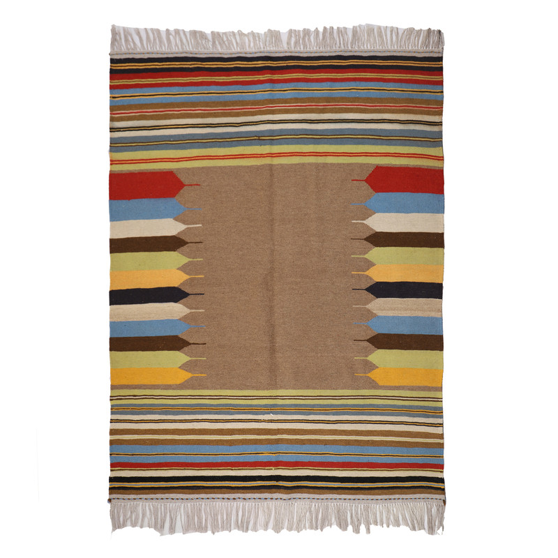 گلیم دستبافت مدل دکوراتیو کد 4020599