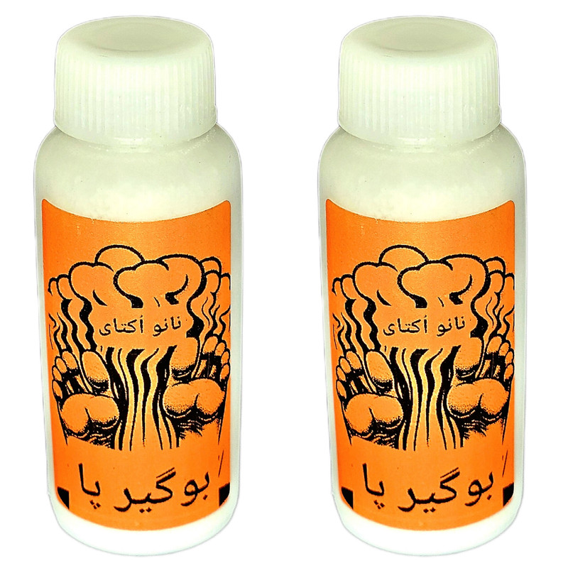 پودر بوگیر کفش نانو اکتای مدل Economic بسته 2 عددی