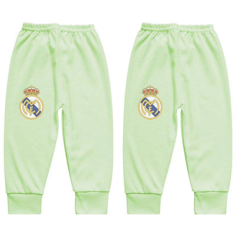 شلوار نوزادی کارانس طرح رئال مادرید مدل BT-28 بسته 2 عددی