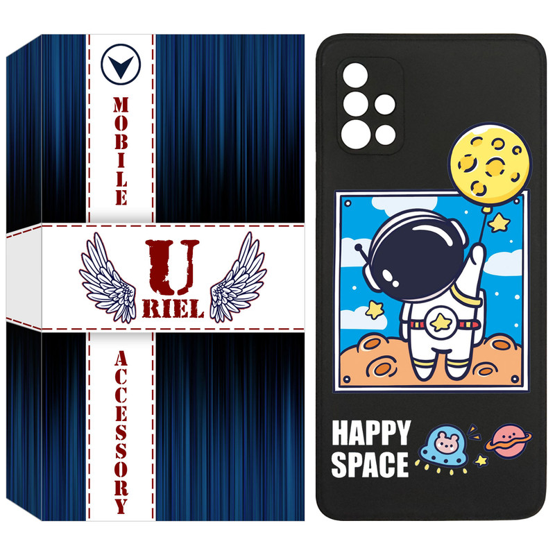 کاور یوریل مدل KSH کد 7 طرح فضانورد مناسب برای گوشی موبایل سامسونگ Galaxy A51