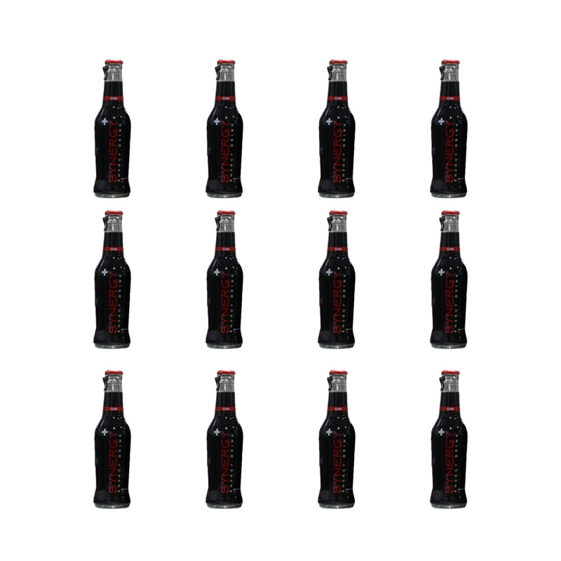 خرید و قیمت نوشابه انرژی زا گازدار سینرژی پلاس شیشه ای بهنوش - 250 میلی لیتر بسته 12 عددی