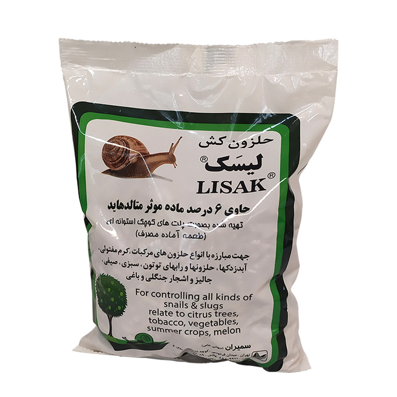 حلزون کش لیسک سمیران مدل Lisak Pellet وزن 1 کیلوگرمی