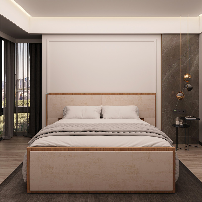 تخت خواب دونفره اعیان مدل FH780 سایز 160x200 سانتی متر