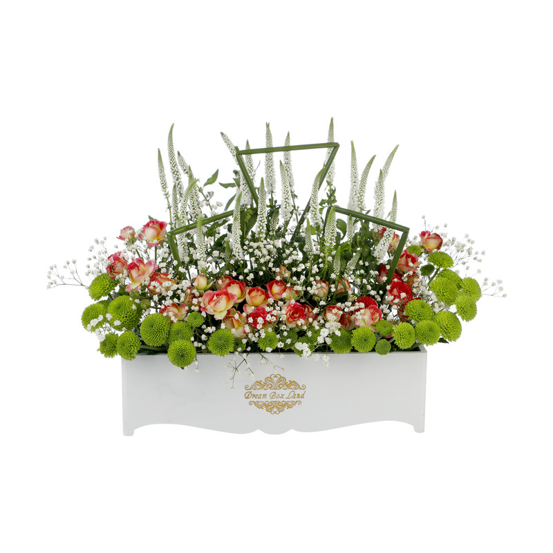 خرید و قیمت باکس گل طبیعی مدل مینیاتوری