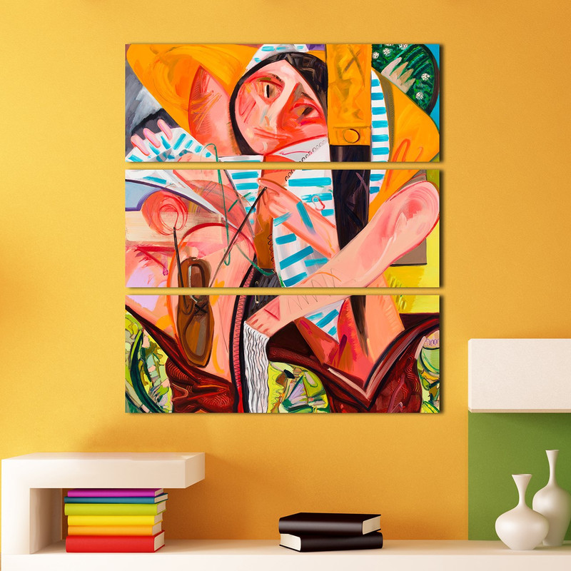 تابلو دیواری 3 تکه آریکان کد TA1308