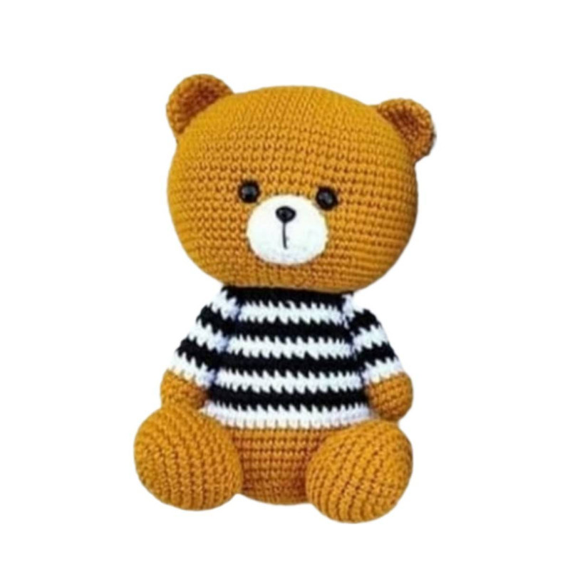 عروسک بافتنی مدل خرس مهربون