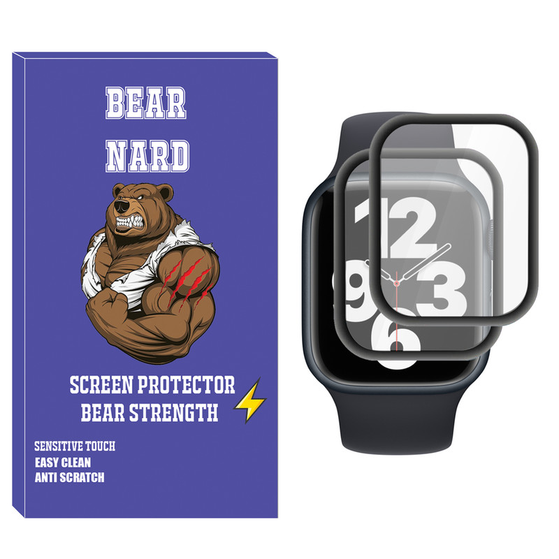 محافظ صفحه نمایش نانو برنارد مدل NBR مناسب برای اپل واچ سری 7 41 میلی متری بسته دو عددی