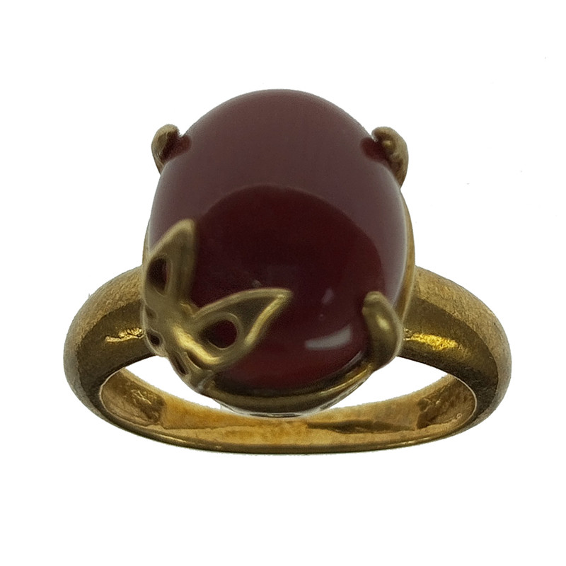 انگشتر زنانه سلین کالا مدل طلاروس دلربا کد 54