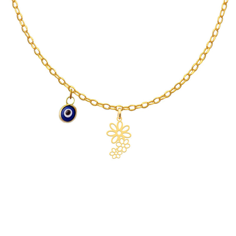 خرید و قیمت گردنبند طلا 18 عیار زنانه الن نار مدل 11040