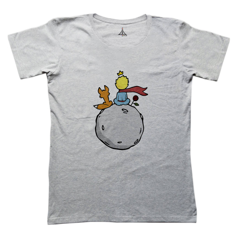 خرید و قیمت تیشرت آستین کوتاه مردانه به رسم مدل شازده و روباه کد 2283