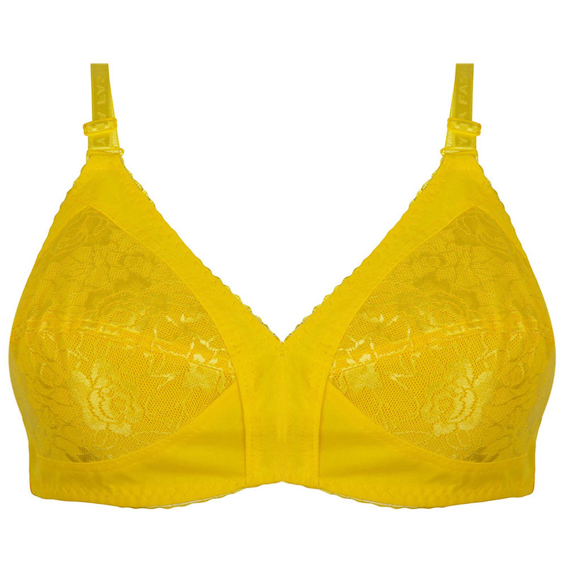 سوتین زنانه پرجامدا مدل 340020610 رنگ زرد