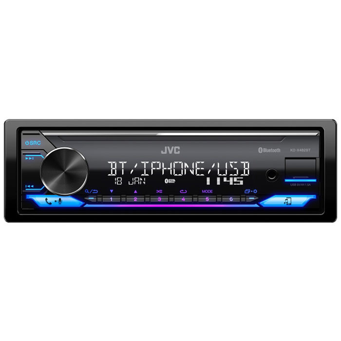 خرید و قیمت پخش کننده خودرو جی وی سی مدل X482BT