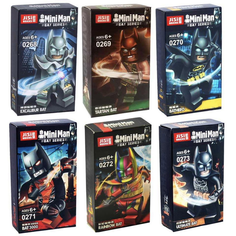 ساختنی جیسی بریکس مدل بتمن مجموعه 6 عددی
