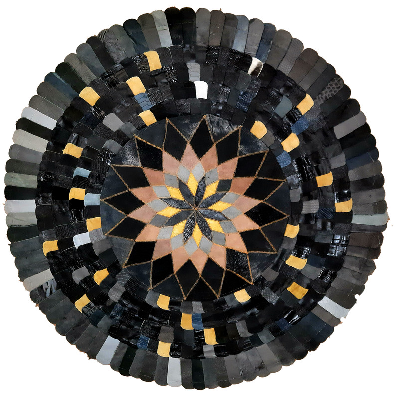 كلاژ فرش پوست و چرم كد 2019