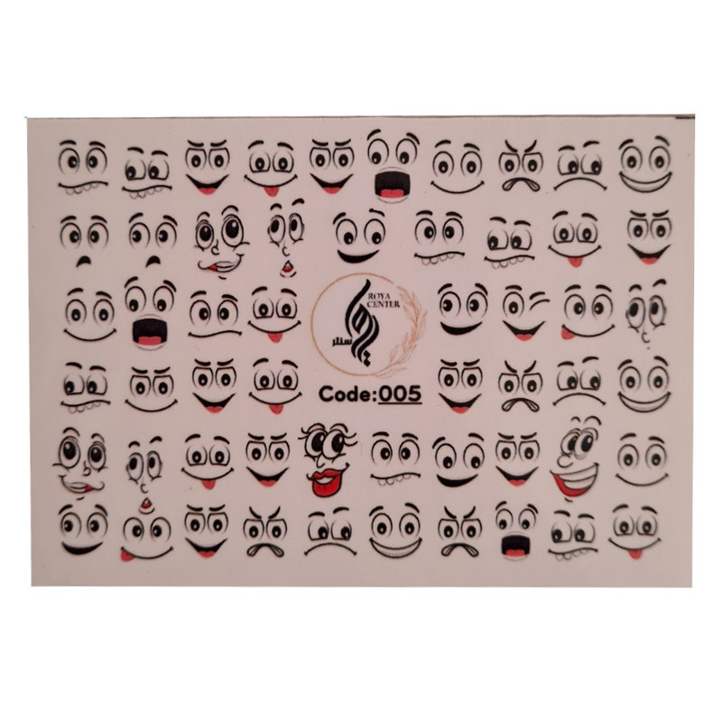 خرید و قیمت برچسب لنز ناخن رویاسنتر مدل 5LL