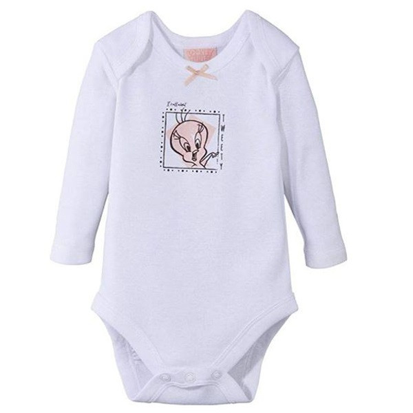 خرید و قیمت بادی آستین بلند نوزادی لونی تونز مدل اردک زبل