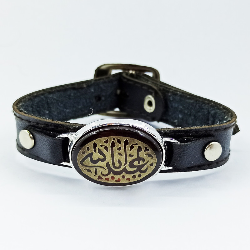 دستبند مردانه سلین کالا مدل عقیق خطی ce-As26