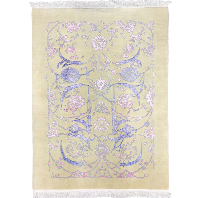 فرش دستبافت چهار متری نقاش پور طرح پارسین