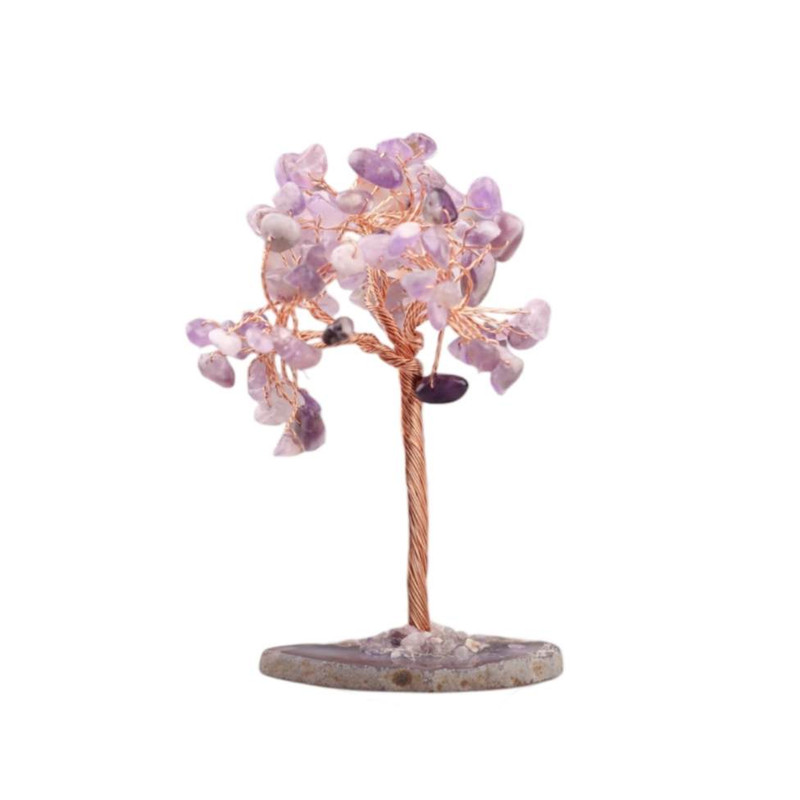 خرید و قیمت سنگ راف آمیتیست مدل درختچه دکوری سنگی آمیتیست درخت زندگی