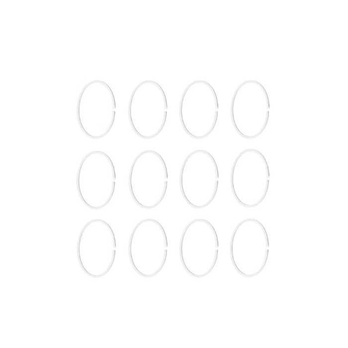 گیره پرده حمام ایکیا مدل HASSJÖN کد 008 بسته 12 عددی