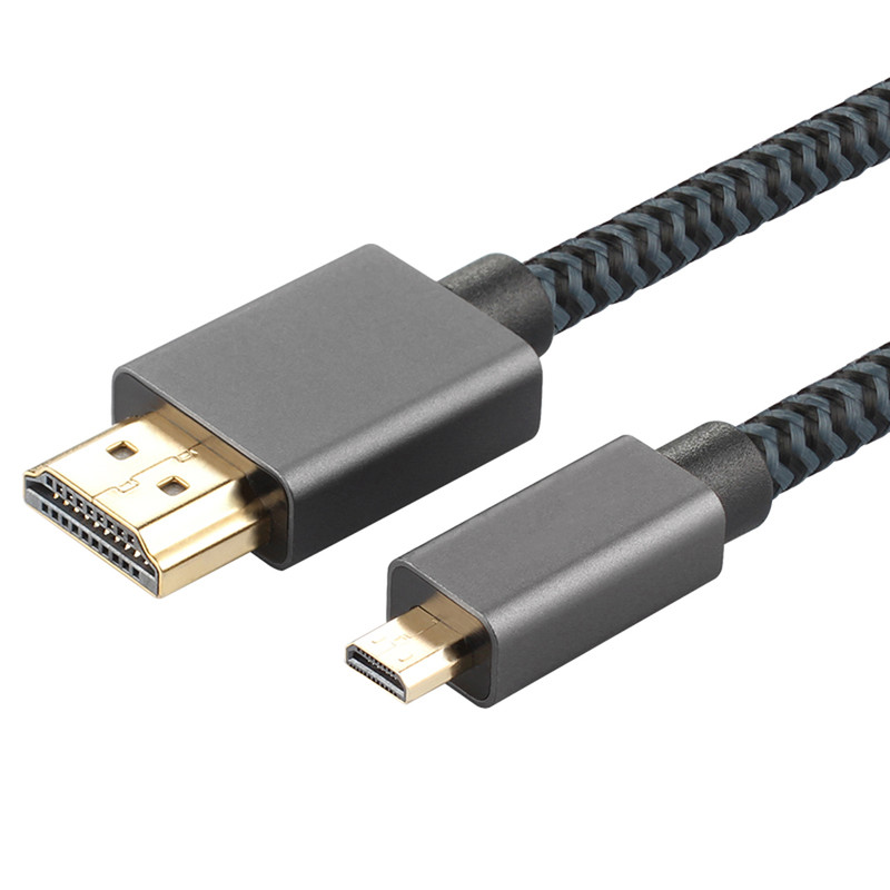 کابل تبدیل Micro HDMI به HDMI کابل HDMI یو اِل تی یونیت مدل 4k طول 3 متر