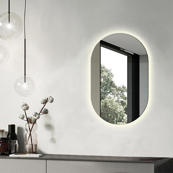 آینه آزالیا مدل بک لایت بیضی FC4570