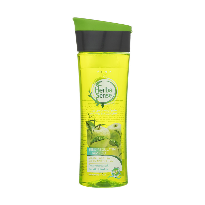 خرید و قیمت شامپو کاهش دهنده چربی مو و پوست سر آردن هرباسنس مدل کراتینه مناسب موهای چرب حجم 300 میلی لیتر