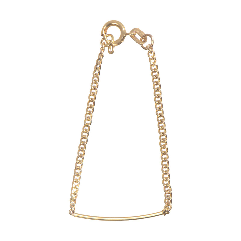 دستبند طلا 18 عیار دخترانه میو گلد مدل BC67