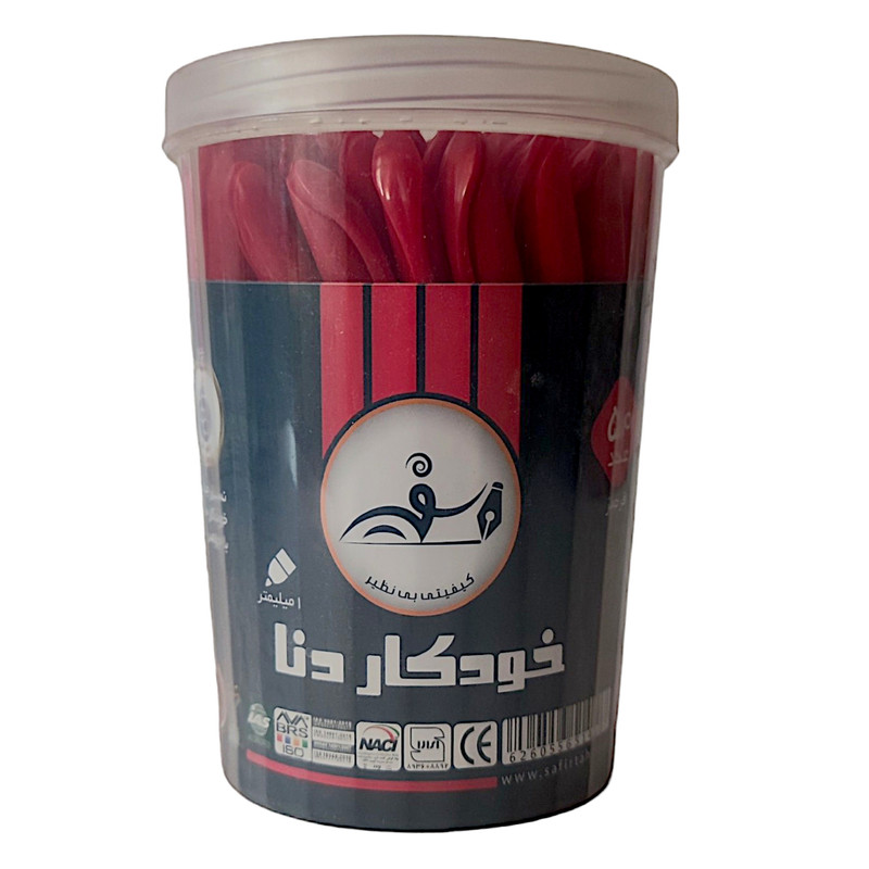 خودکار سفیر مدل دنا بسته 50 عددی