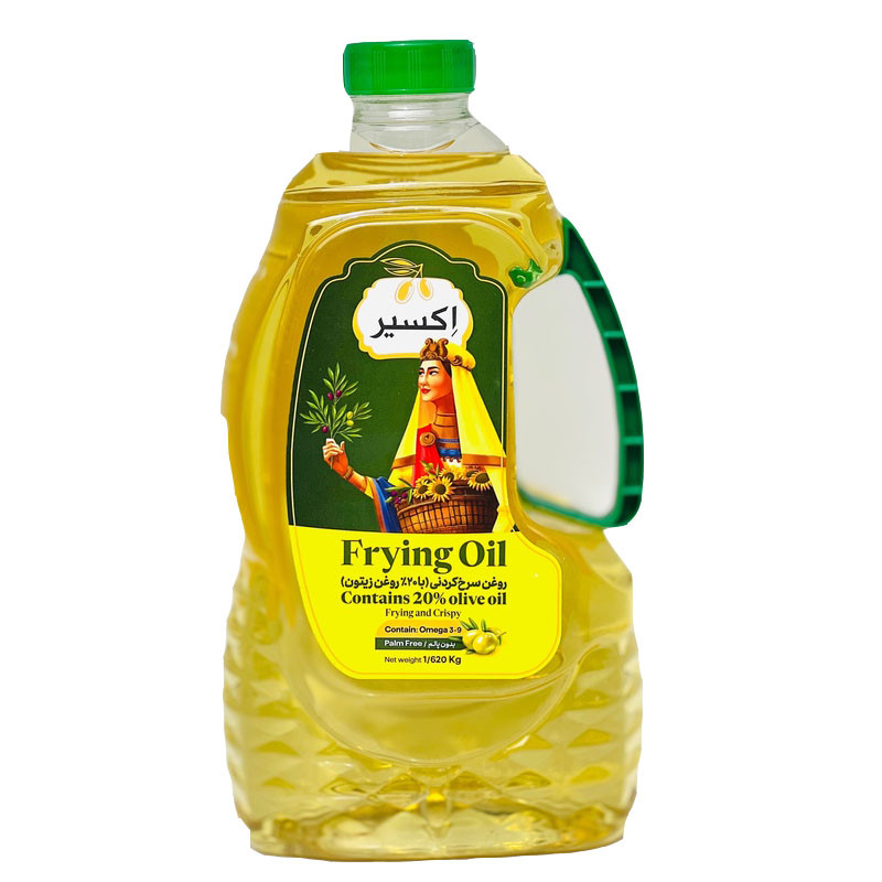 روغن زیتون سرخ کردنی اکسیر - 1800 میلی لیتر