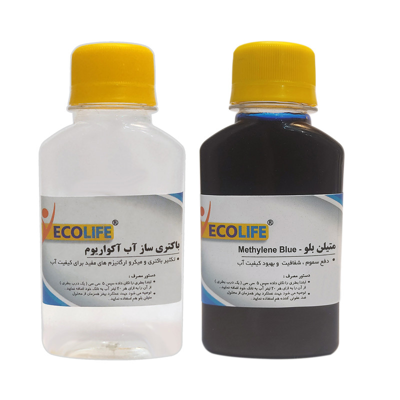 محلول باکتری ساز آب آکواریوم مدل لایف اوشن حجم 240 میلی لیتر به همراه متیلن بلو