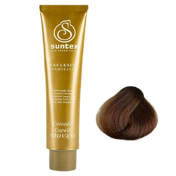 رنگ مو سانتکس شماره 5.3 مدل 2023 حجم 120 میلی لیتر رنگ قهوه ای طلایی روشن