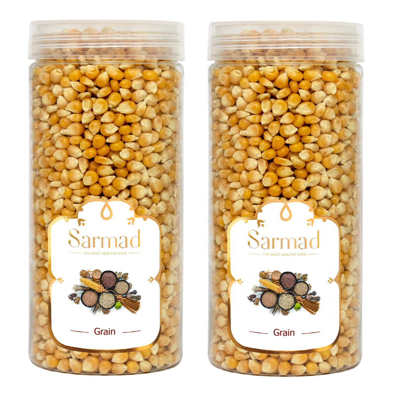 ذرت پاپ کرن ممتاز سرمد 650 گرم - بسته 2 عددی