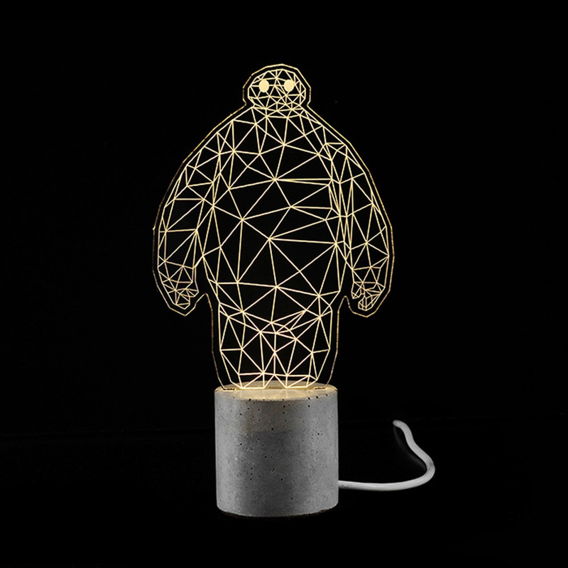 چراغ خواب دکوراتیو پلاس مدلAC-050